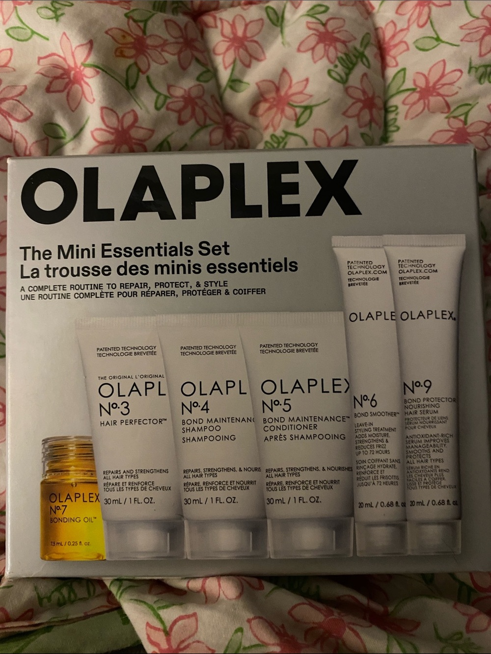 Olaplex Mini Essentials Set includes 3,4,5,6,7. & 9